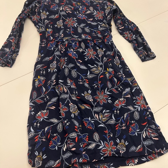 Old Navy Kids Floral Dress - Navy and Red - Picture 5 of 5